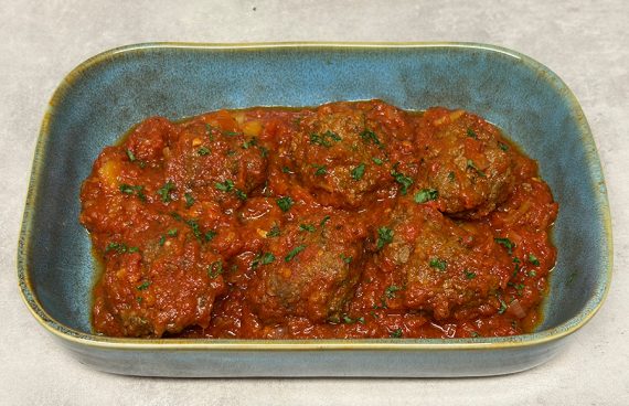 Kofta bil Bandoura (Kofta in tomatensaus)